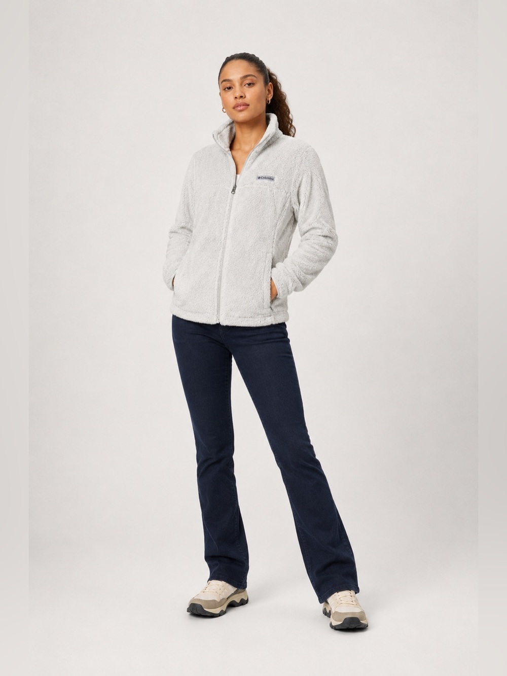 Columbia Fleece Zip Jacket Full Zip Cozy Outdoor Layer Women
